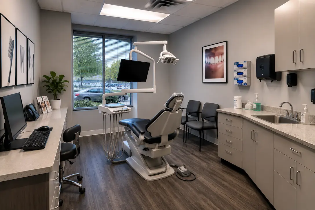 Clean medical facility interior